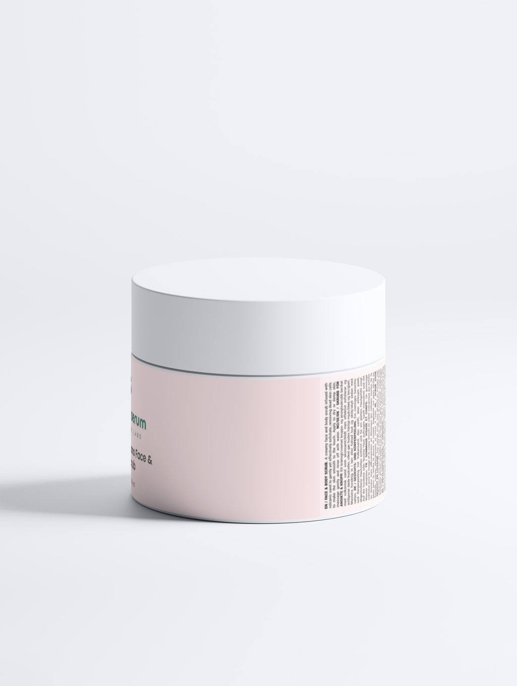 Kropps- och ansiktsskrubb – exfoliering med vulkansand för glow, len hud & djuprengöring