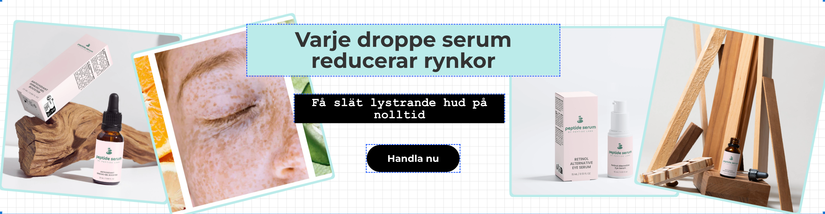 Peptide Serum – Anti-Age - Lyxigt lyft för fastare hy