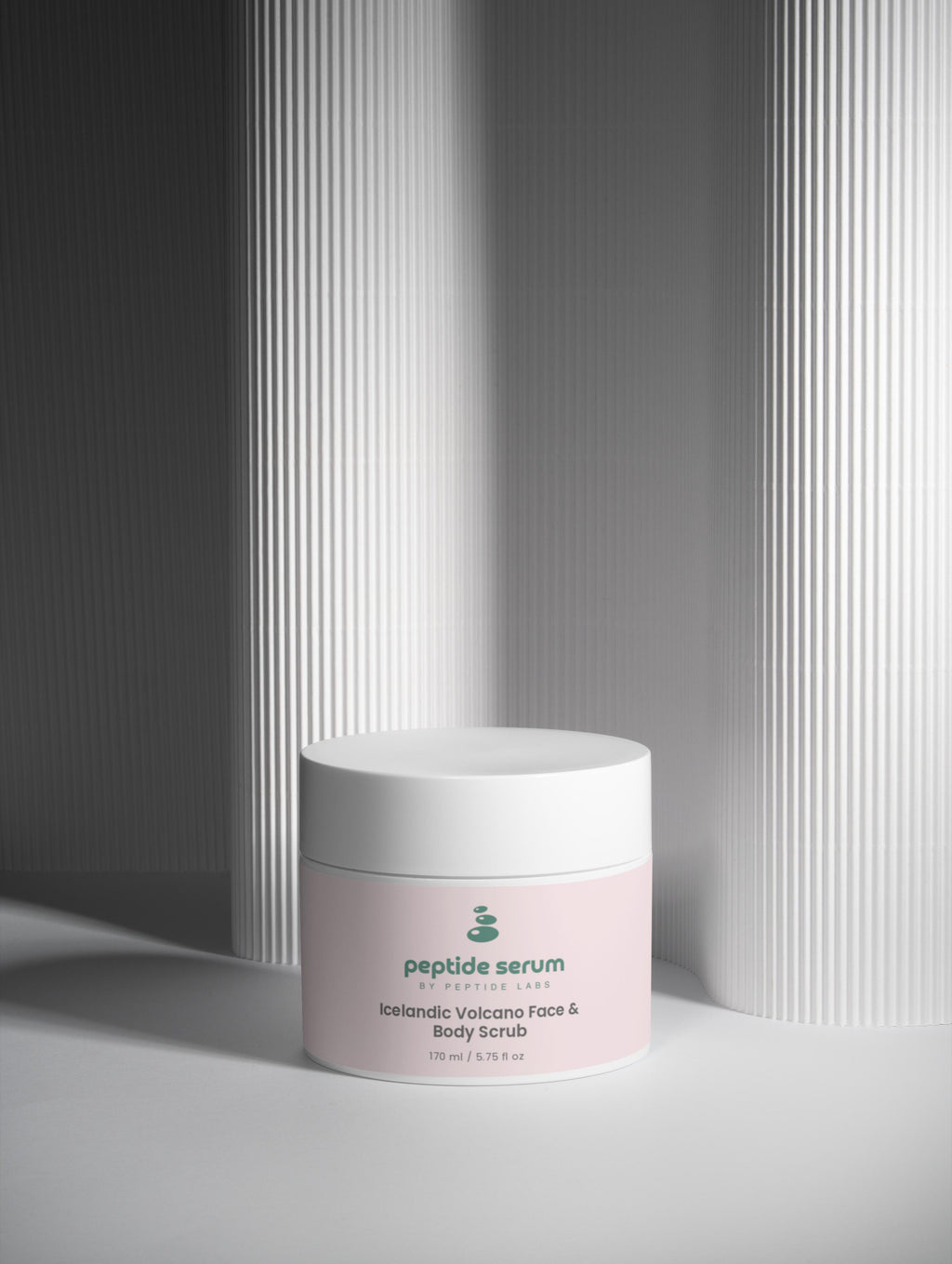 Kropps- och ansiktsskrubb – exfoliering med vulkansand för glow, len hud & djuprengöring