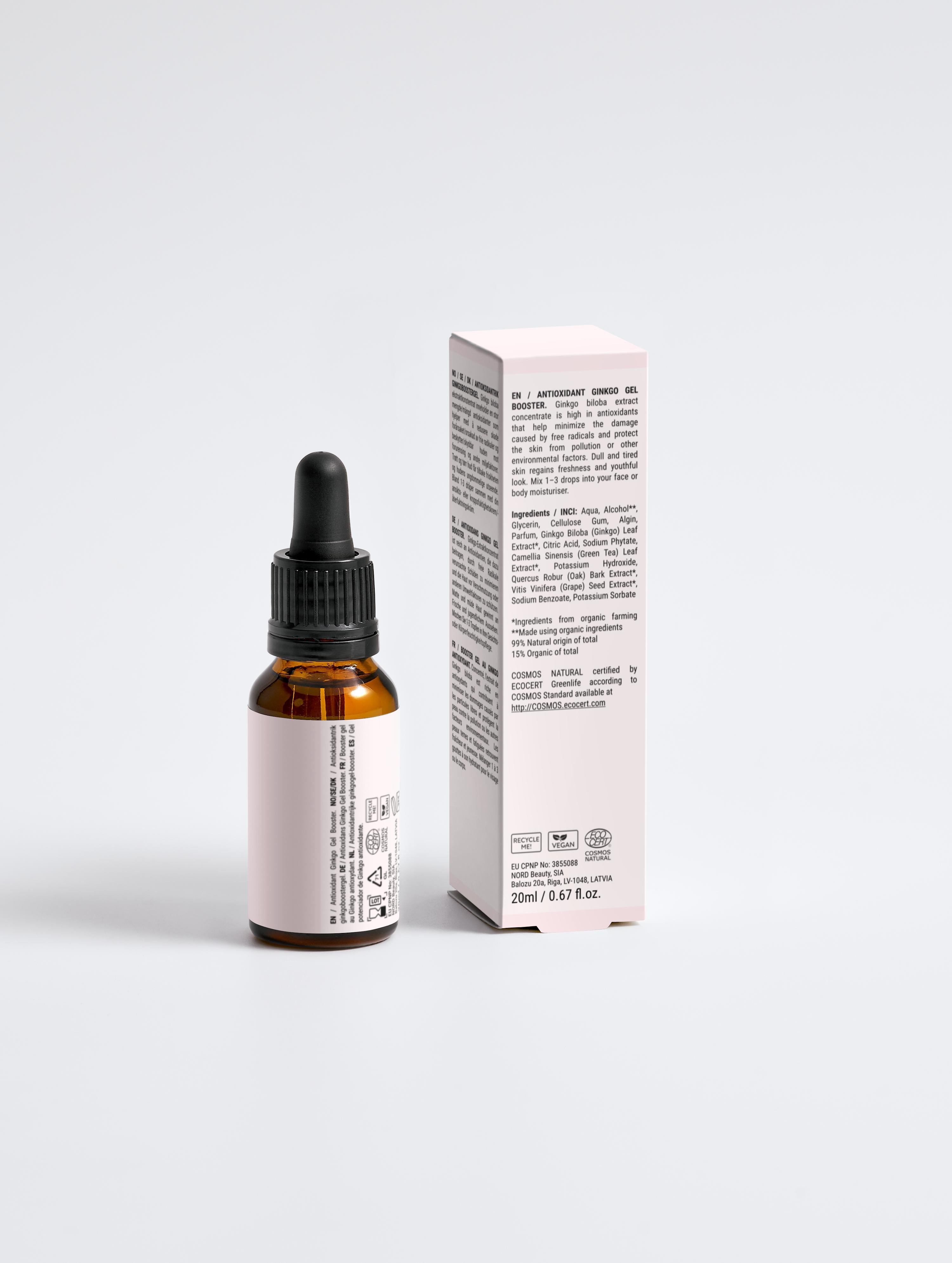 Ginkgo Biloba Booster – Antioxidantkoncentrat för trött & stressad hud