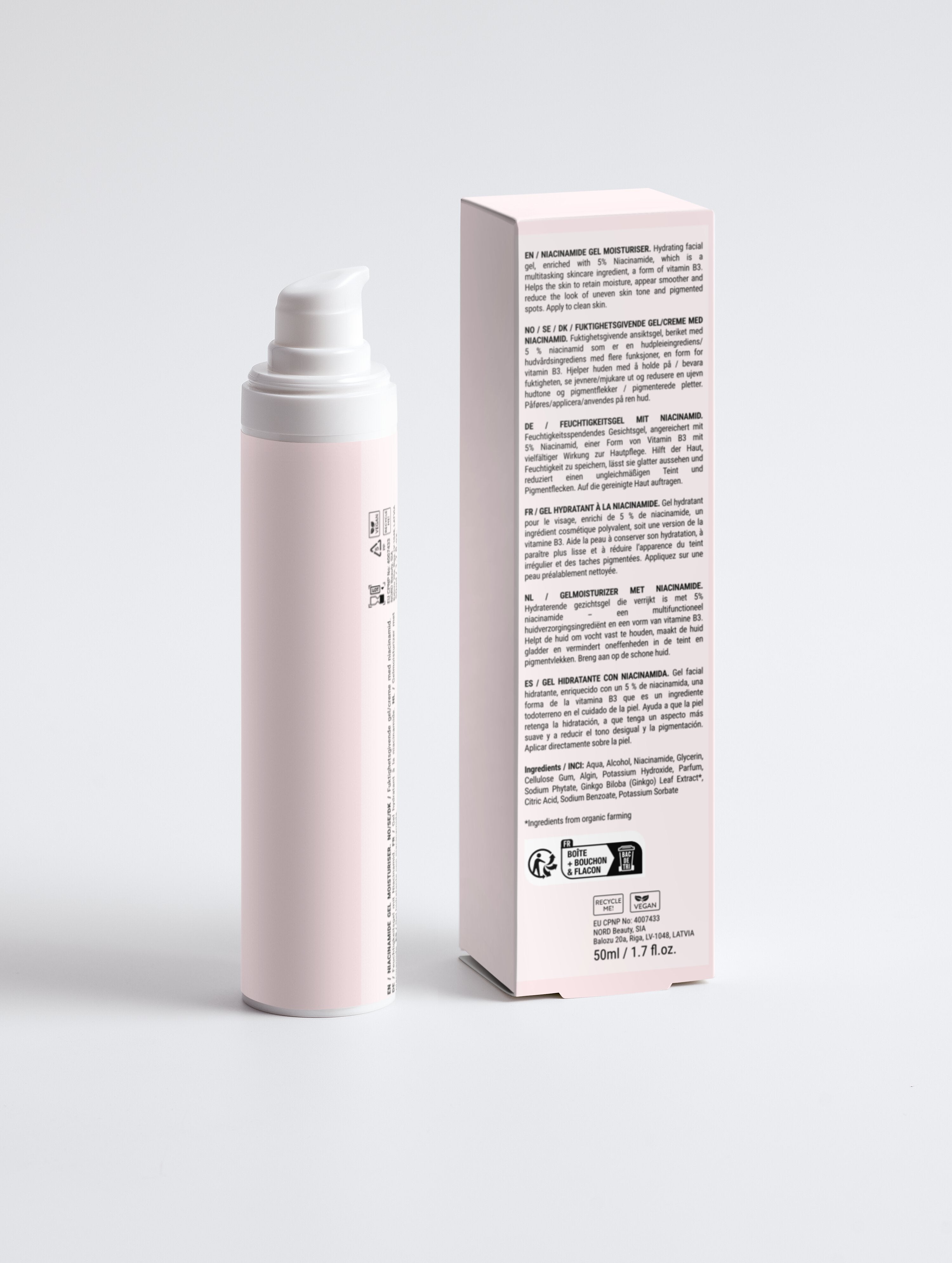 Niacinamide Gel Moisturiser – Din genväg till en jämnare hudton